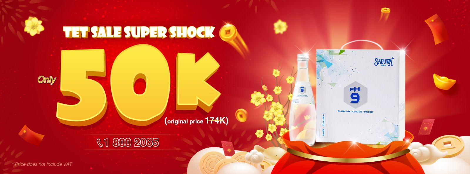 TET SHOCKING SALE - ALKALINE IONIZER BOX ONLY 50K