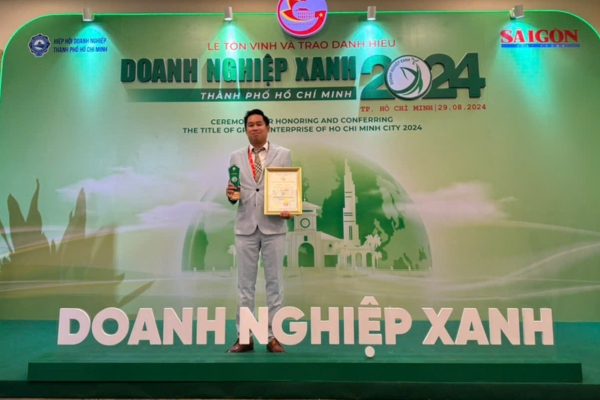 SAPUWA được vinh danh tại Doanh nghiệp xanh 2024