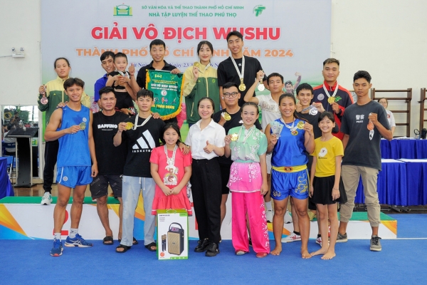 SAPUWA đồng hành cùng Wushu TPHCM 2024