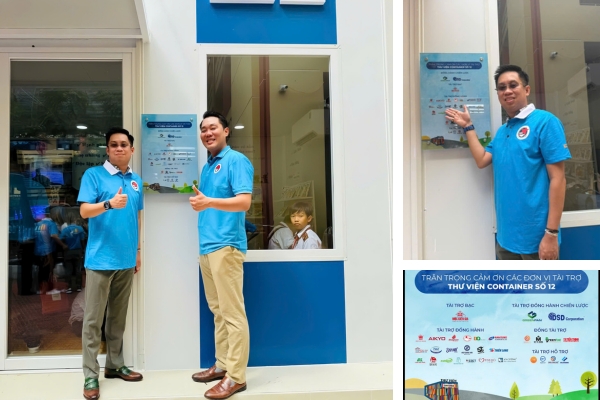 SAPUWA đồng hành tài trợ công trình "Thư viện Container" tại huyện Bình Chánh