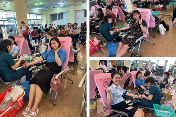 SAPUWA hưởng ứng ngày hội hiến máu tình nguyện năm 2025