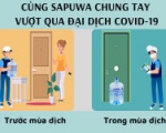 CÙNG SAPUWA CHUNG TAY VƯỢT QUA ĐẠI DỊCH COVID-19 