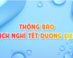 SAPUWA THÔNG BÁO NGHỈ TẾT DƯƠNG LỊCH 2024