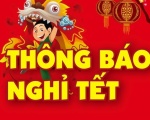 THÔNG BÁO Lịch Nghỉ Tết Nguyên Đán Bính Thân 2016