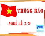 THÔNG BÁO NGHỈ LỄ