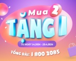 MUA 2 TẶNG 1 KHI MUA SẢN PHẨM NƯỚC CHAI TINH KHIẾT