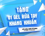 TẶNG 01 GEL RỬA TAY HÓA ĐƠN TỪ 300K