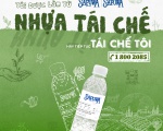 Uống nước tinh khiết bảo vệ hành tinh với chai tái chế SAPUWA