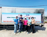 SAPUWA mang 120.00 lít nước ngọt cho bà con vùng hạn mặn tại các tỉnh Tiền Giang, Bến Tre, Long An