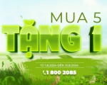 Mua 5 bình ion kiềm SAPUWA+ tặng 1 bình cùng loại