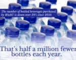 Water bottle ban a success; bottled beverage sales have plummeted