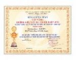 Gaining gold cup as the prestigious and qualified trademark in Vietnam