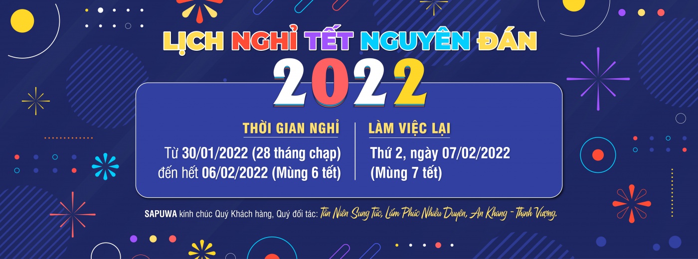 Lịch nghỉ tết 2022 - Tiếng Việt