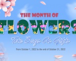 THE MONTH OF FLOWERS, TOTE BAGS AS GIFTS