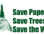 Tiết kiệm giấy, bảo vệ rừng